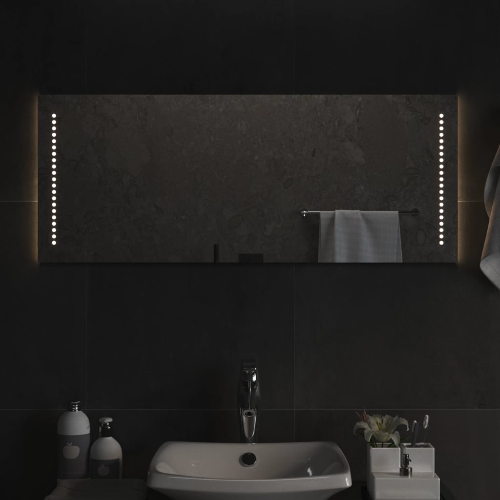 Bathroom LED mirror, 40x100cm