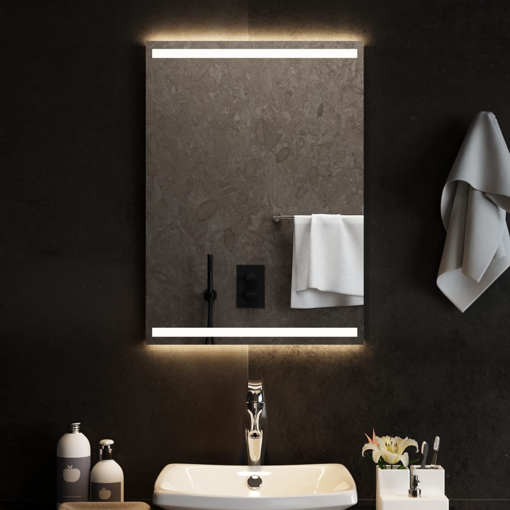Bathroom LED mirror, 50x70cm