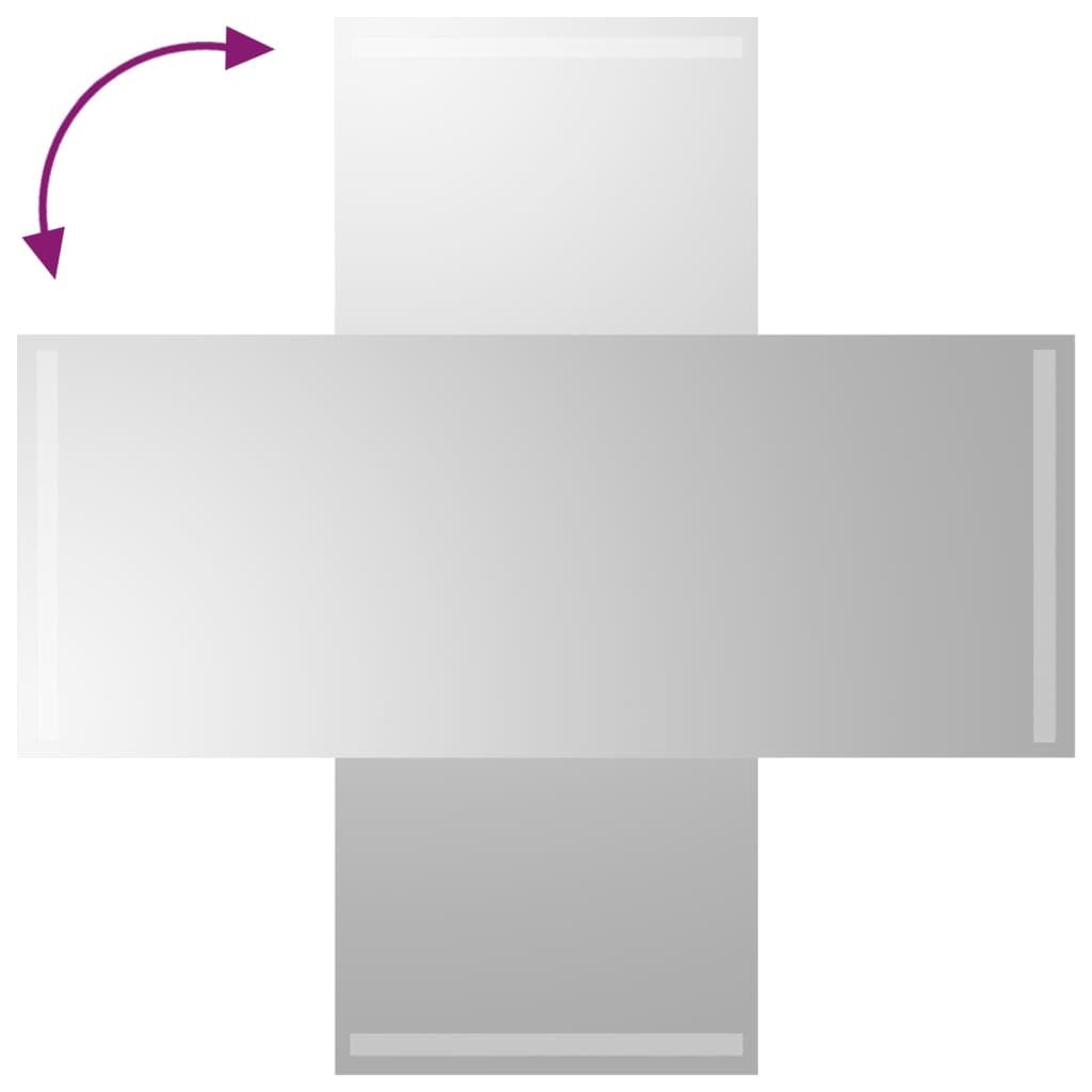 Bathroom LED mirror, 40x100cm