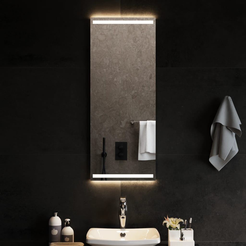 Bathroom LED mirror, 40x100cm