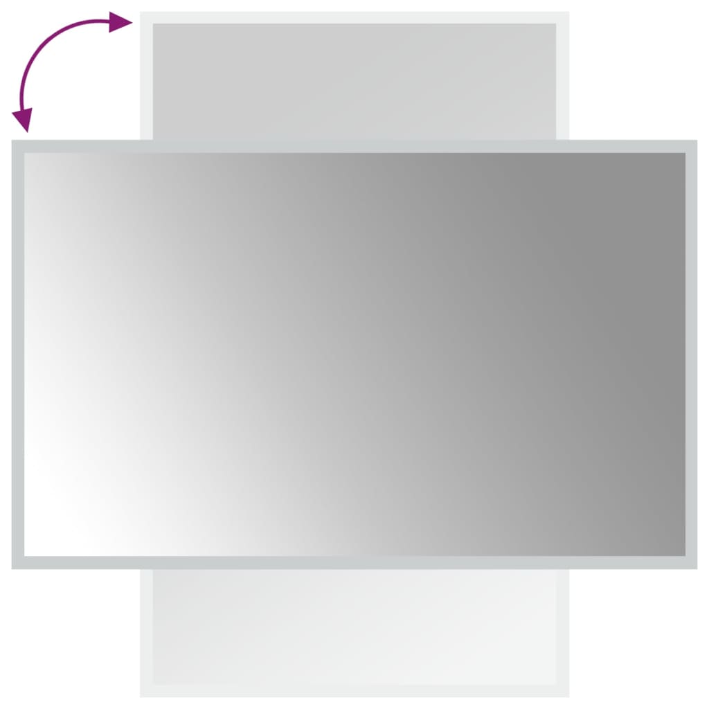 Vannas istabas LED spogulis, 50x80cm