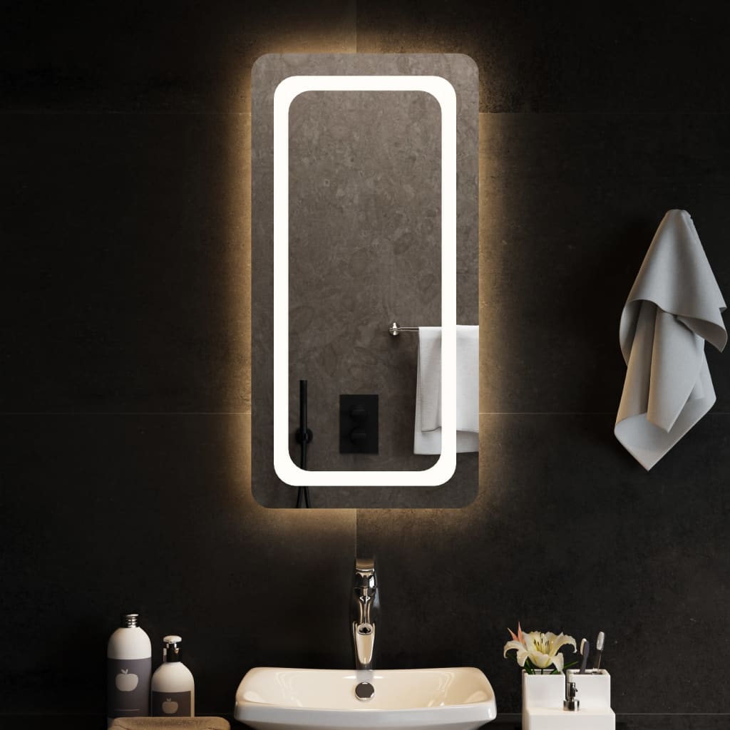 LED Bathroom Mirror, 40x80cm