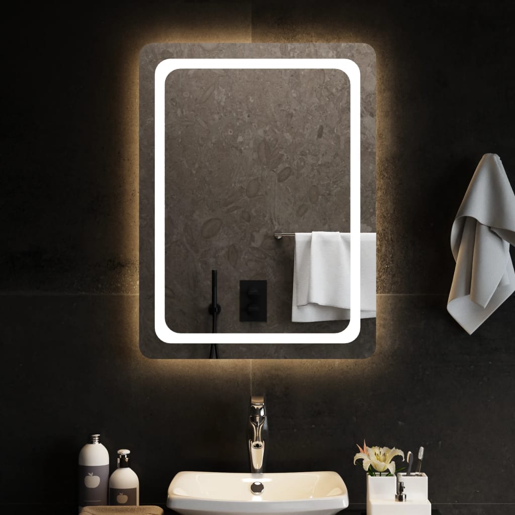 Bathroom LED mirror, 60x80cm