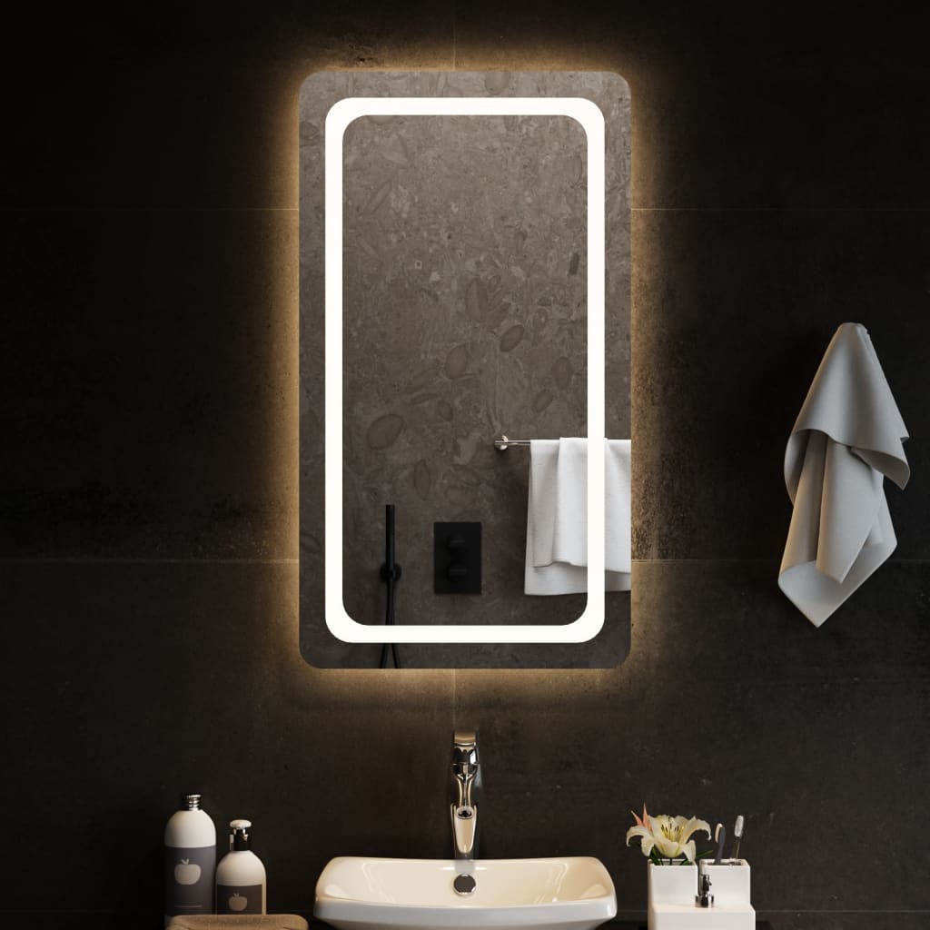 Bathroom LED mirror, 50x90cm
