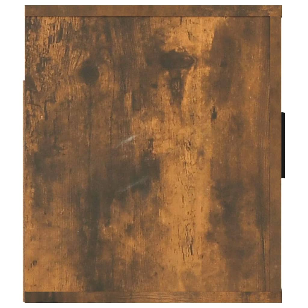 Sieninė televizoriaus spintelė, dūminio ąžuolo, 80x34,5x40cm
