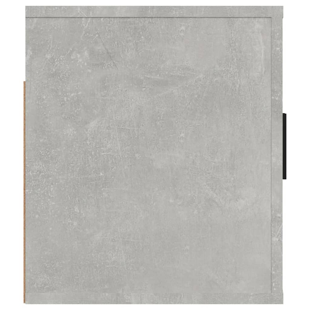 Sieninė televizoriaus spintelė, betono pilka, 100x34,5x40cm