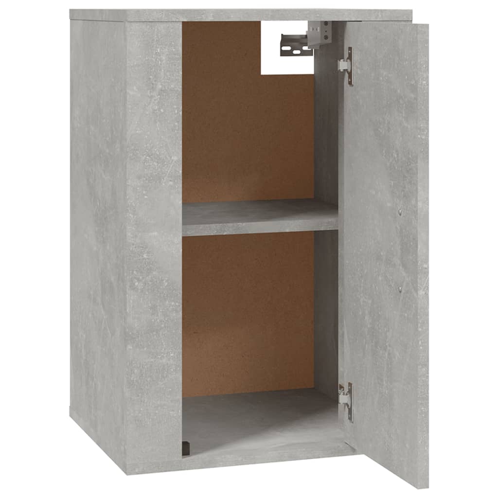 Sieninės TV spintelės, 2vnt., betono pilkos, 40x34,5x60cm