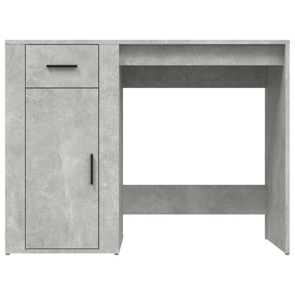 Desk, concrete gray, 100x49x75cm, engineered wood