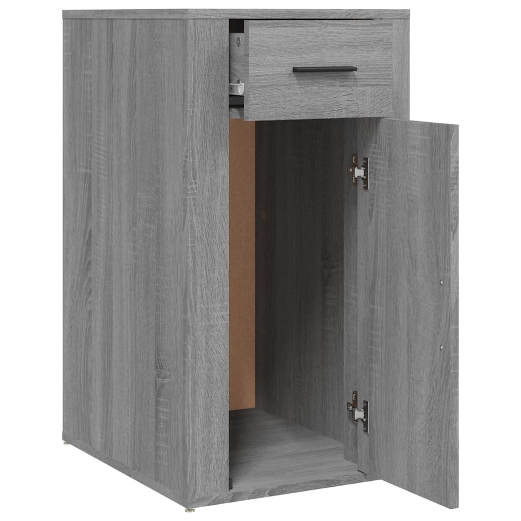 Desk cabinet, gray oak, 40x49x75cm, wood