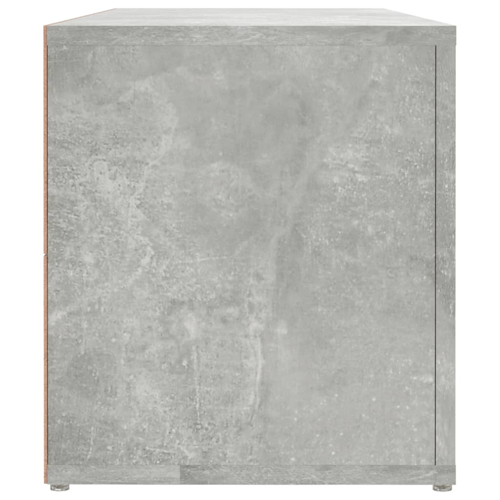 Televizoriaus spintelė, betono pilka, 100x31,5x35cm, mediena