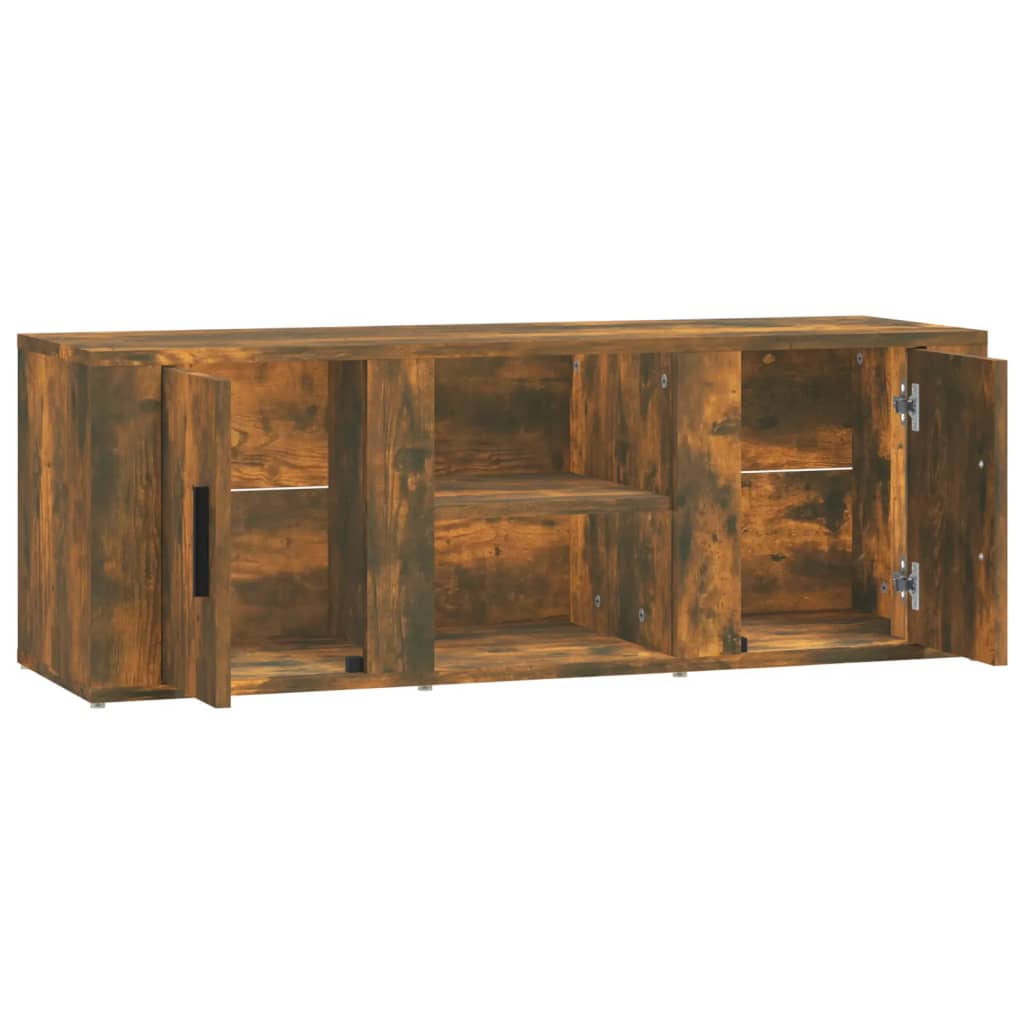 Televizoriaus spintelė, dūminio ąžuolo, 100x31,5x35cm, mediena