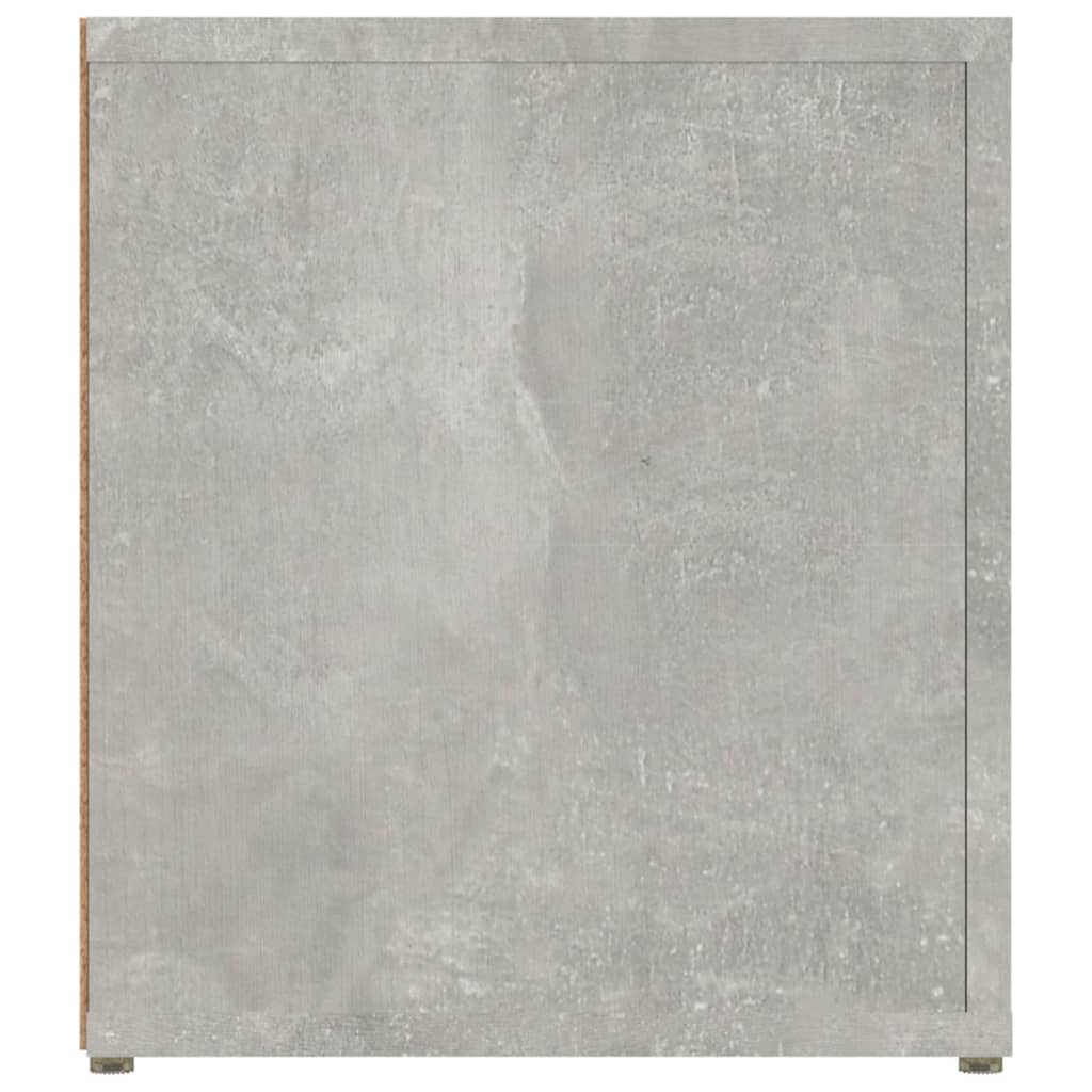 TV spintelės, 2vnt., betono pilkos, 80x31,5x36cm, mediena