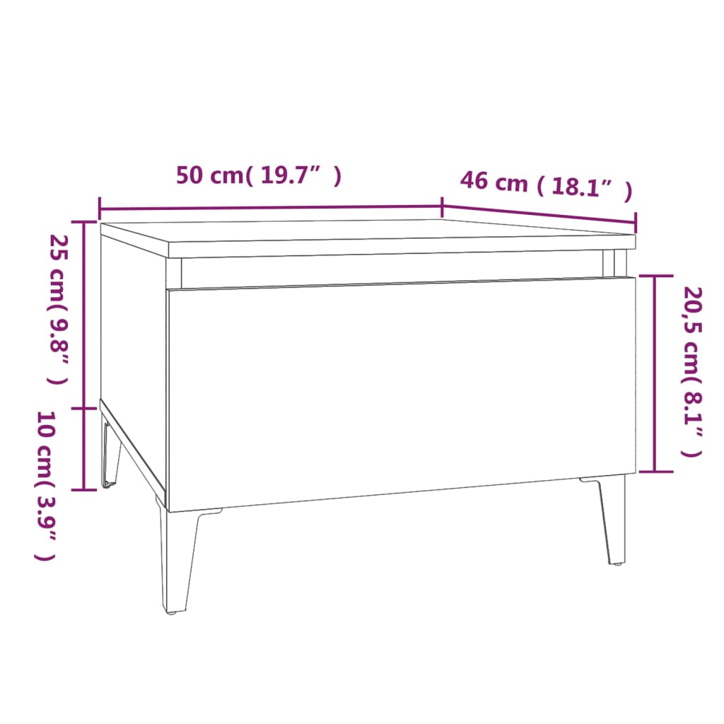 Side Tables EMERSON II, Black