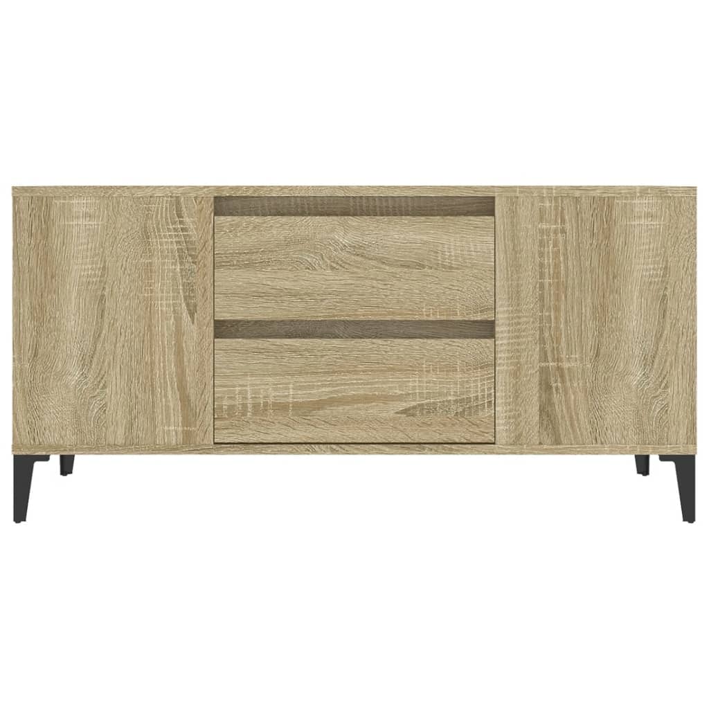 TV cabinet, oak, 102x44.5x50cm, treated wood