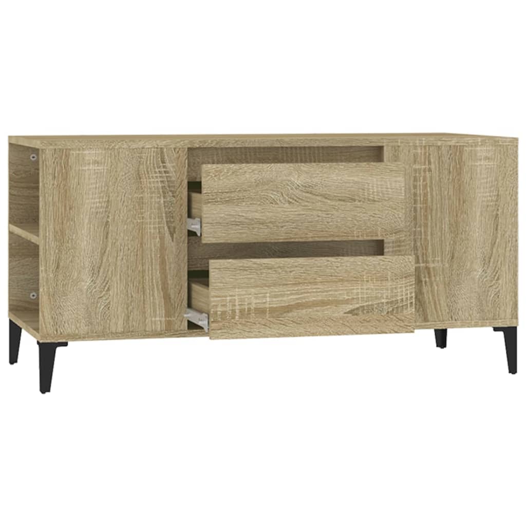 TV cabinet, oak, 102x44.5x50cm, treated wood