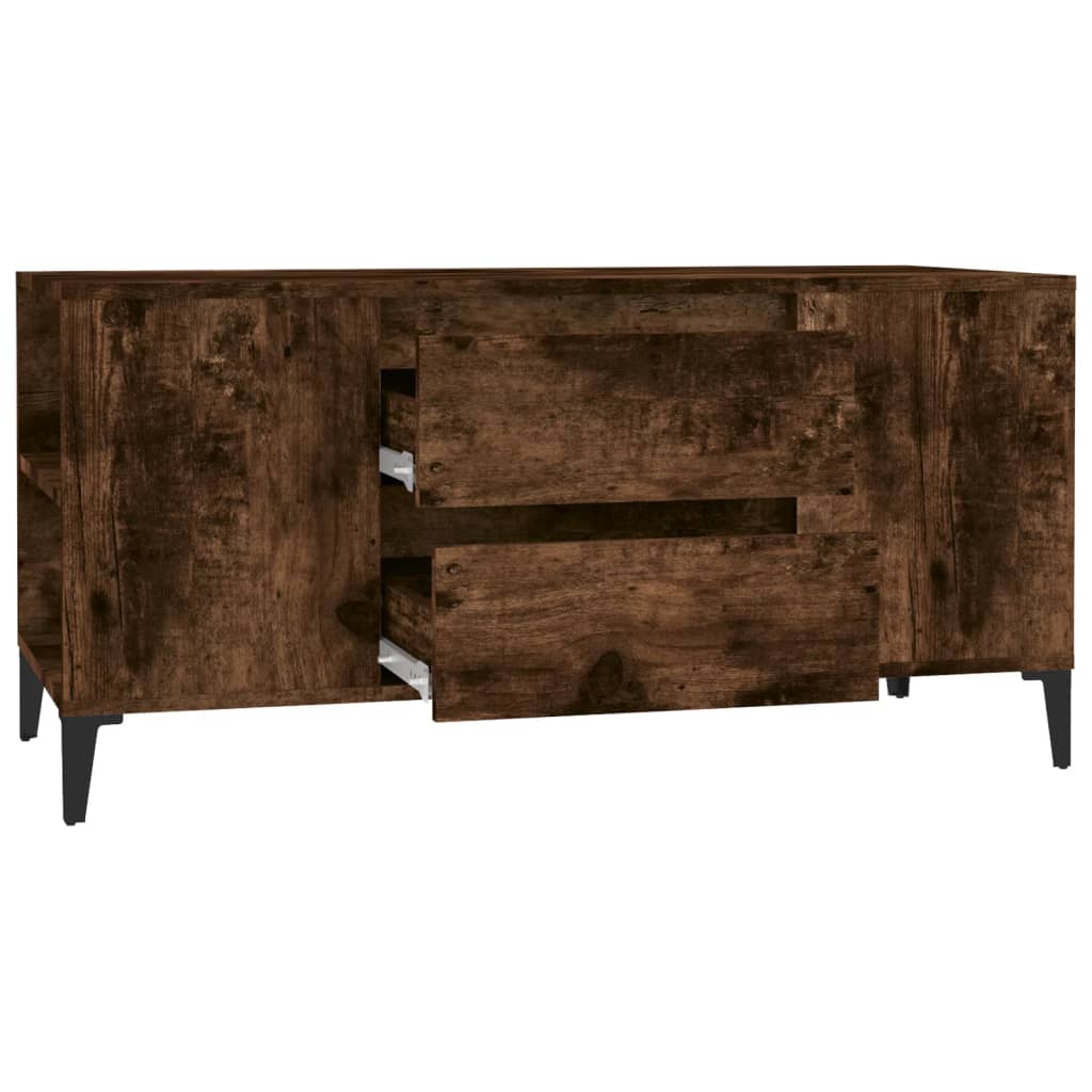 Televizora skapītis, dūmu ozols, 102x44,5x50cm, koks