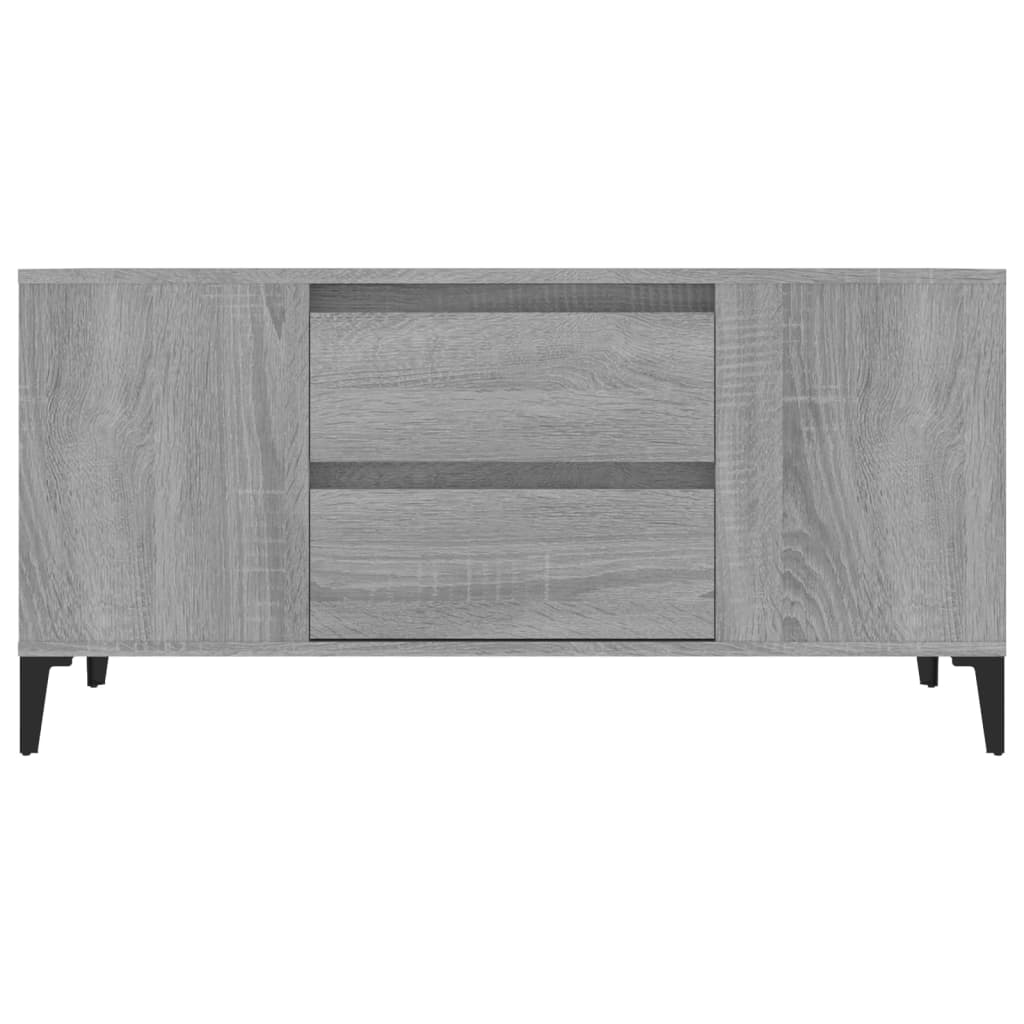 TV skapītis, pelēks ozols, 102x44,5x50cm, koks