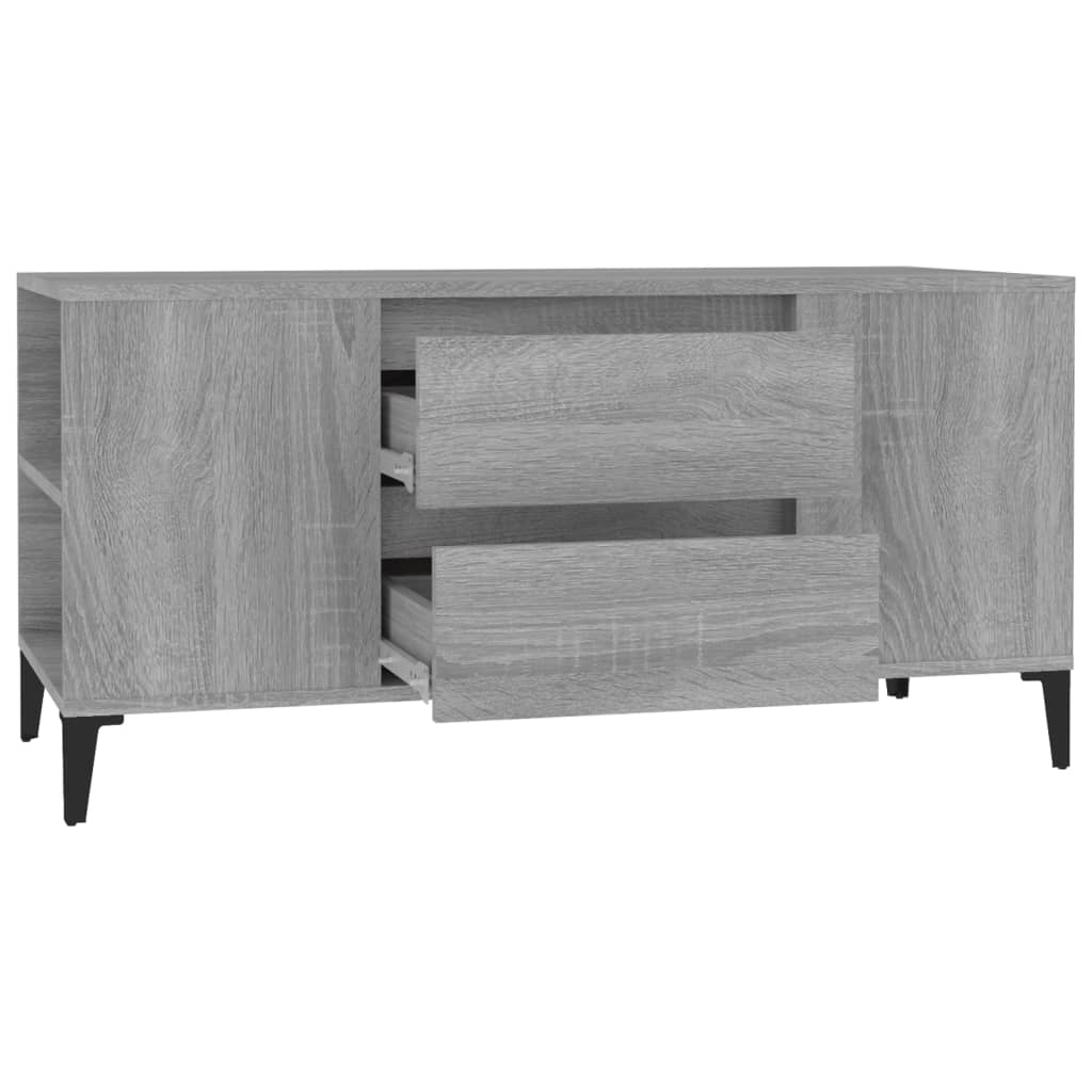 TV skapītis, pelēks ozols, 102x44,5x50cm, koks