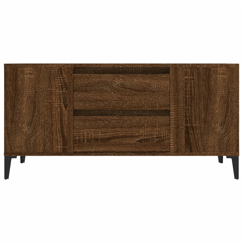 TV skapītis, brūns ozols, 102x44,5x50cm, koks
