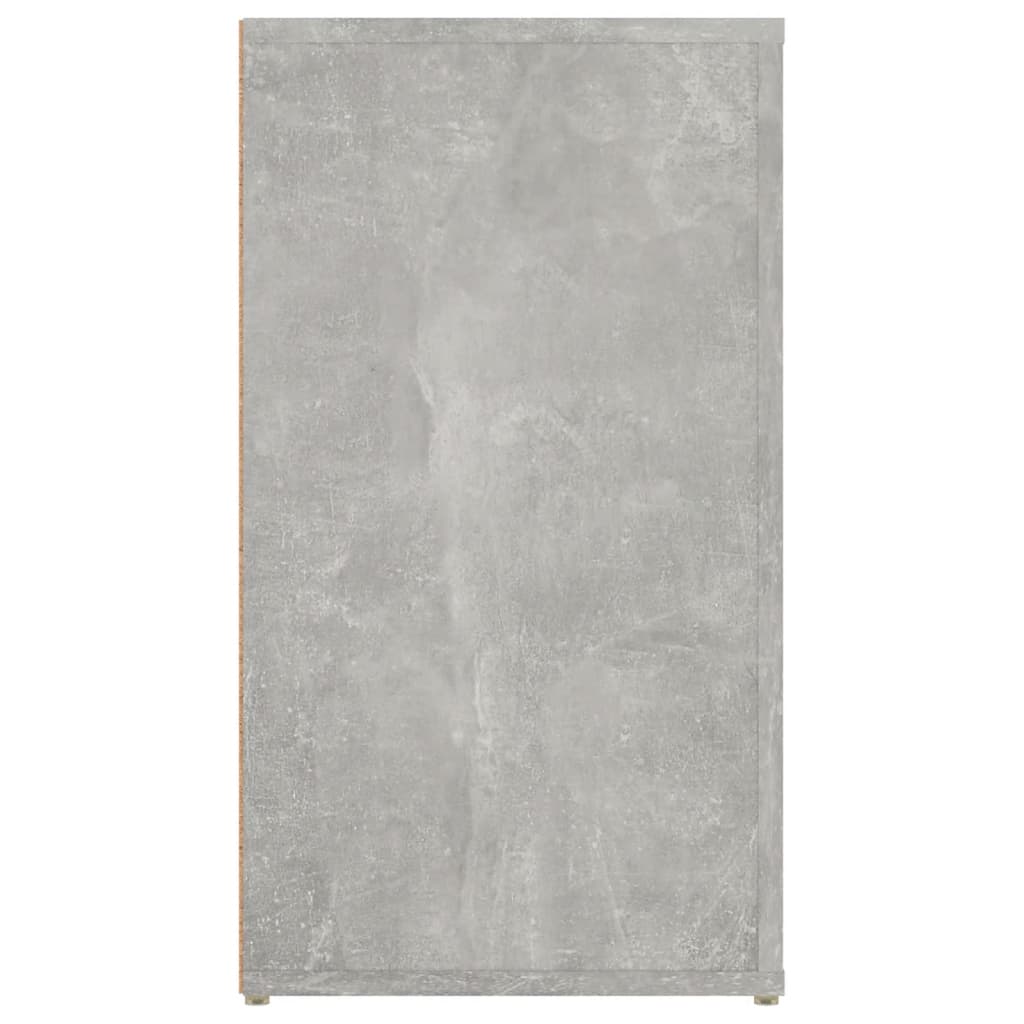 Šoninė spintelė, betono pilka, 100x33x59,5cm, apdirbta mediena