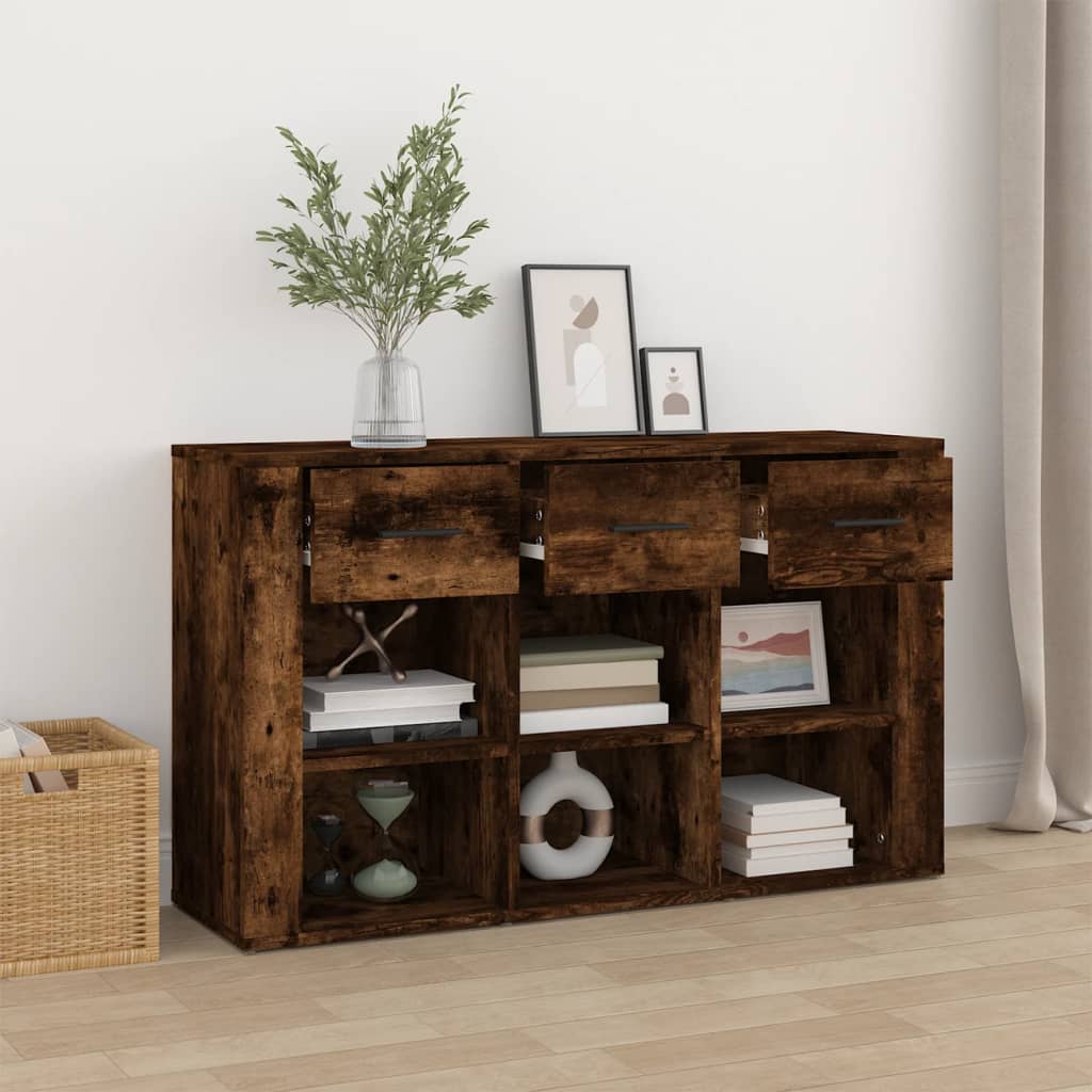 Sideboard, smoky oak, 100x30x59.5cm, wood