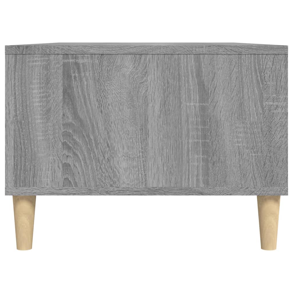 Coffee table, grey oak, 90x50x36.5cm, engineered wood