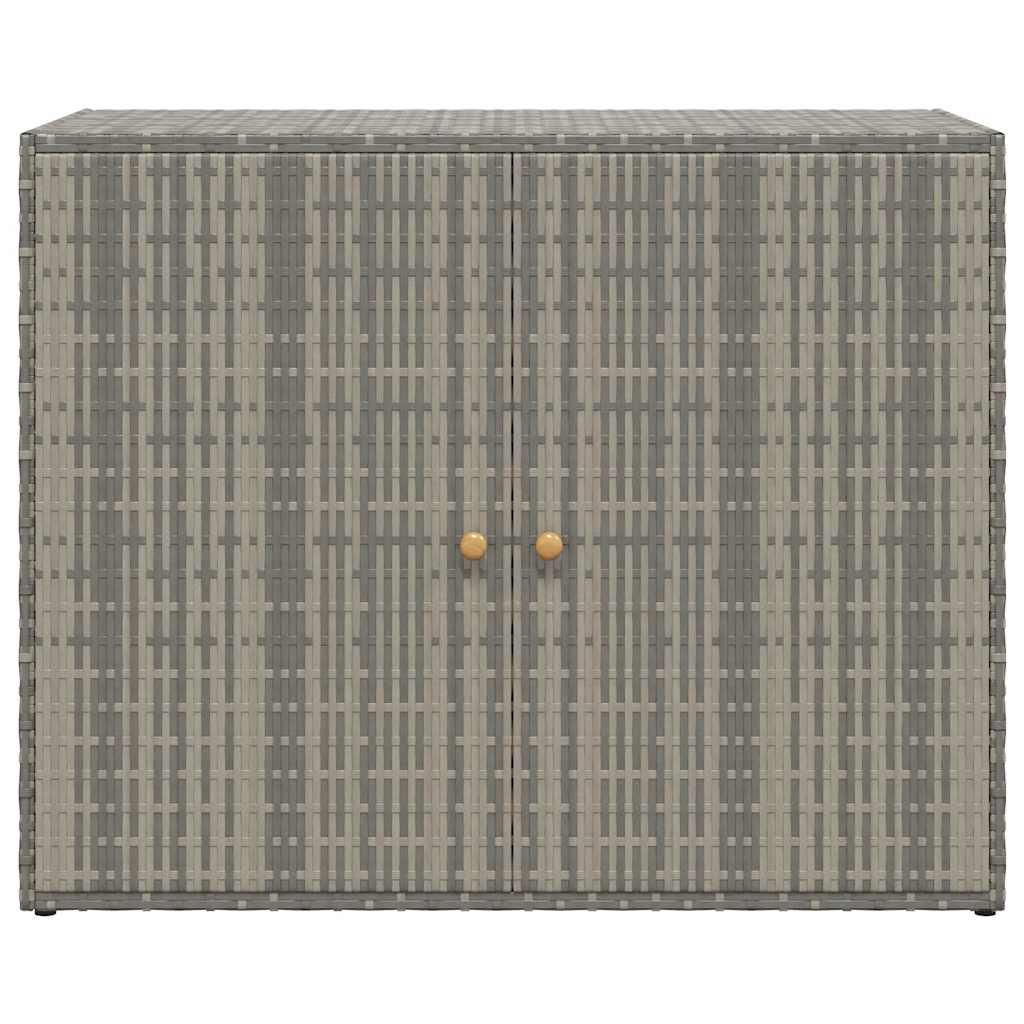 Sodo spintelė daiktams, pilka, 100x55,5x80cm, poliratanas