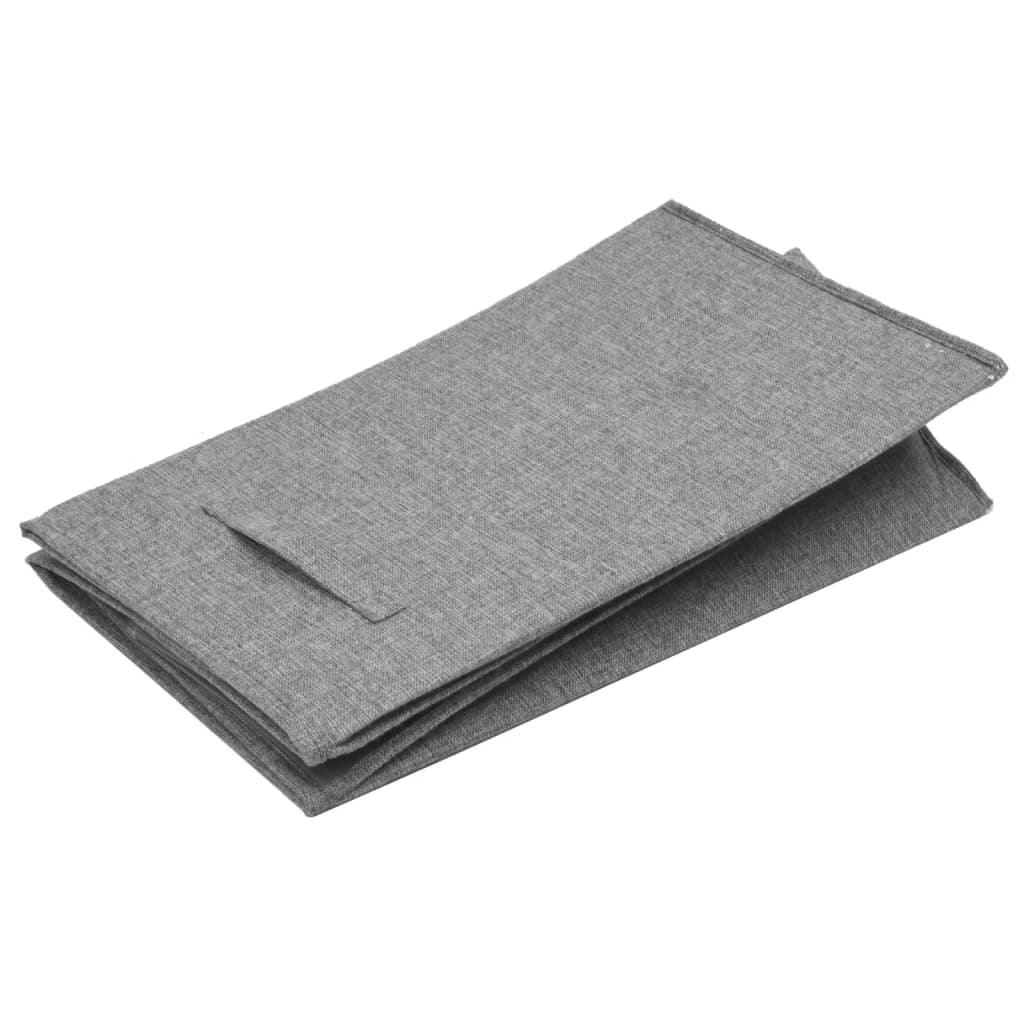 Foldable laundry basket, grey, 51x34.5x59cm, fabric