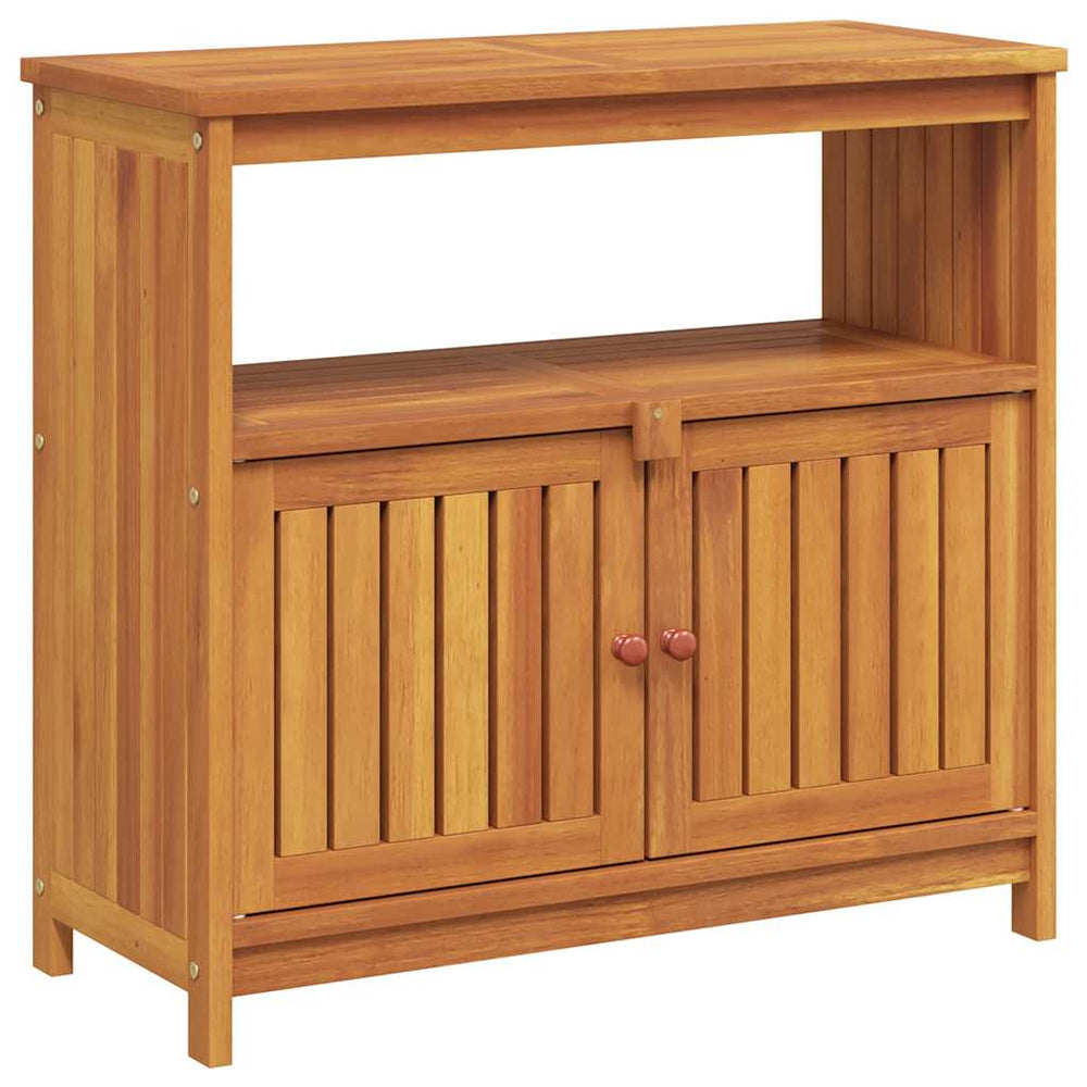 Konsolinis sodo staliukas, 80x35x75cm, akacijos masyvas