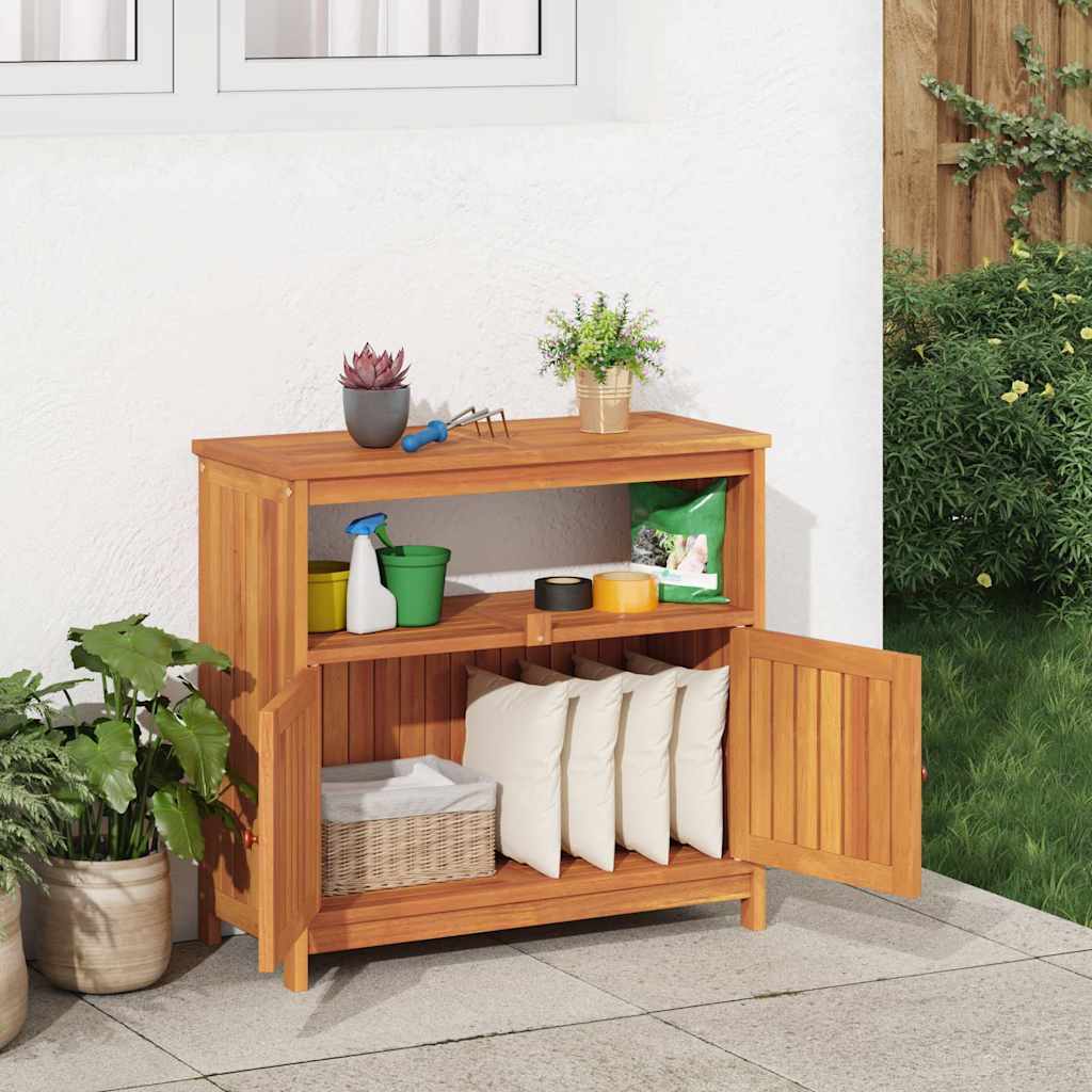 Konsolinis sodo staliukas, 80x35x75cm, akacijos masyvas