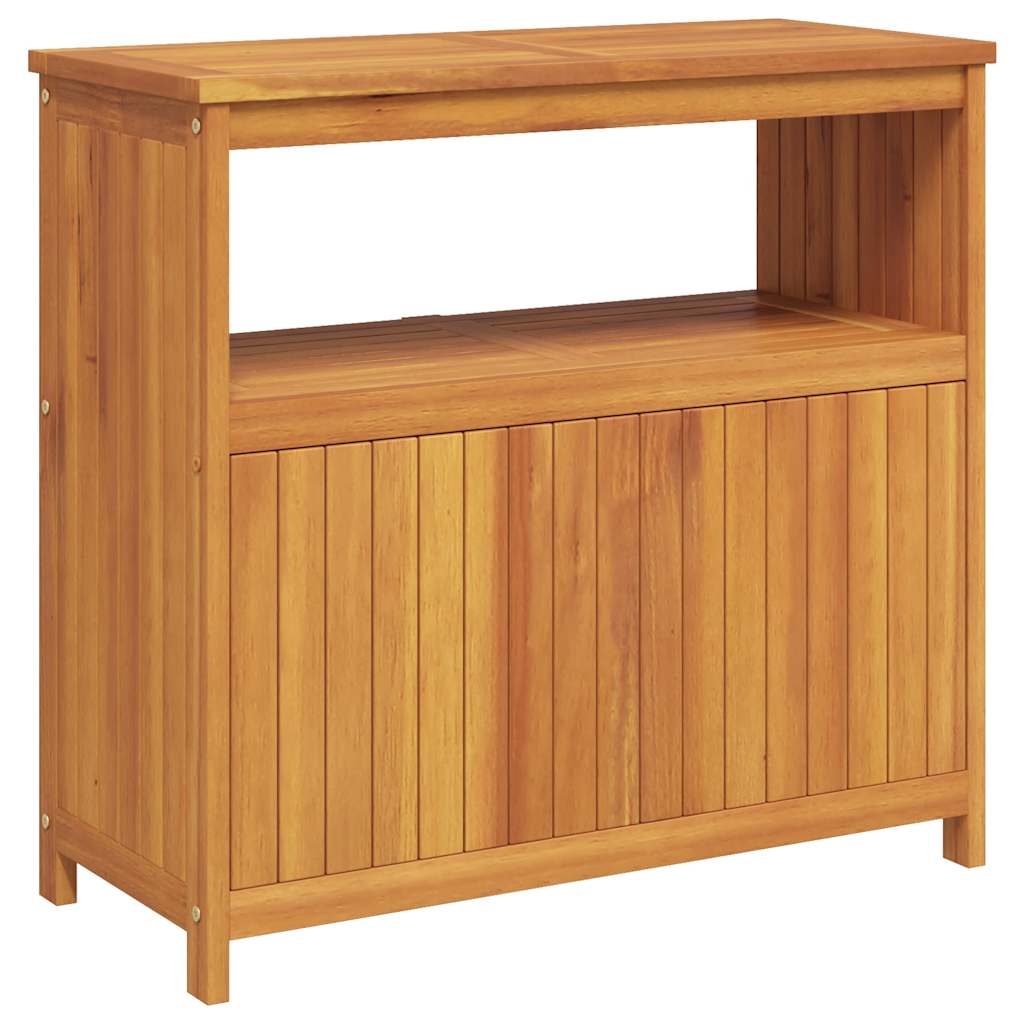 Konsolinis sodo staliukas, 80x35x75cm, akacijos masyvas