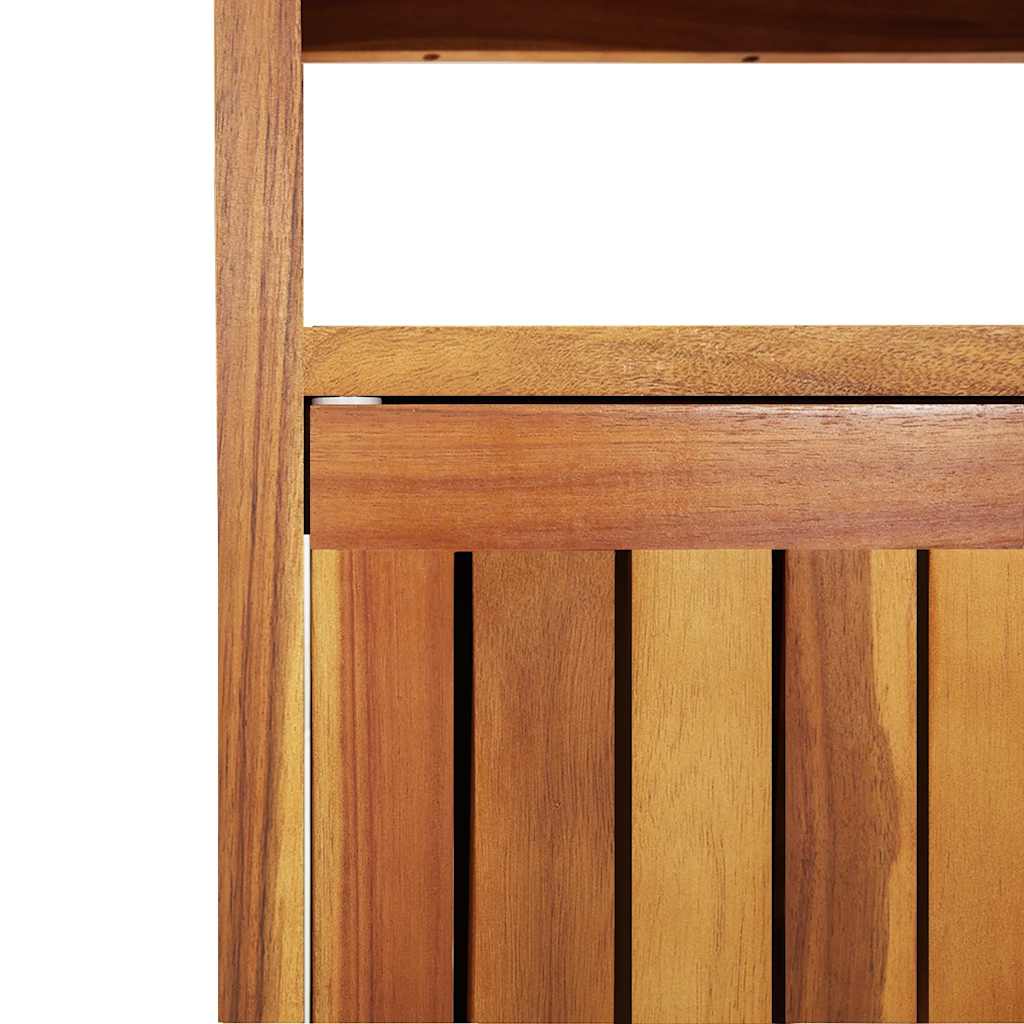Konsolinis sodo staliukas, 110x35x75cm, akacijos masyvas