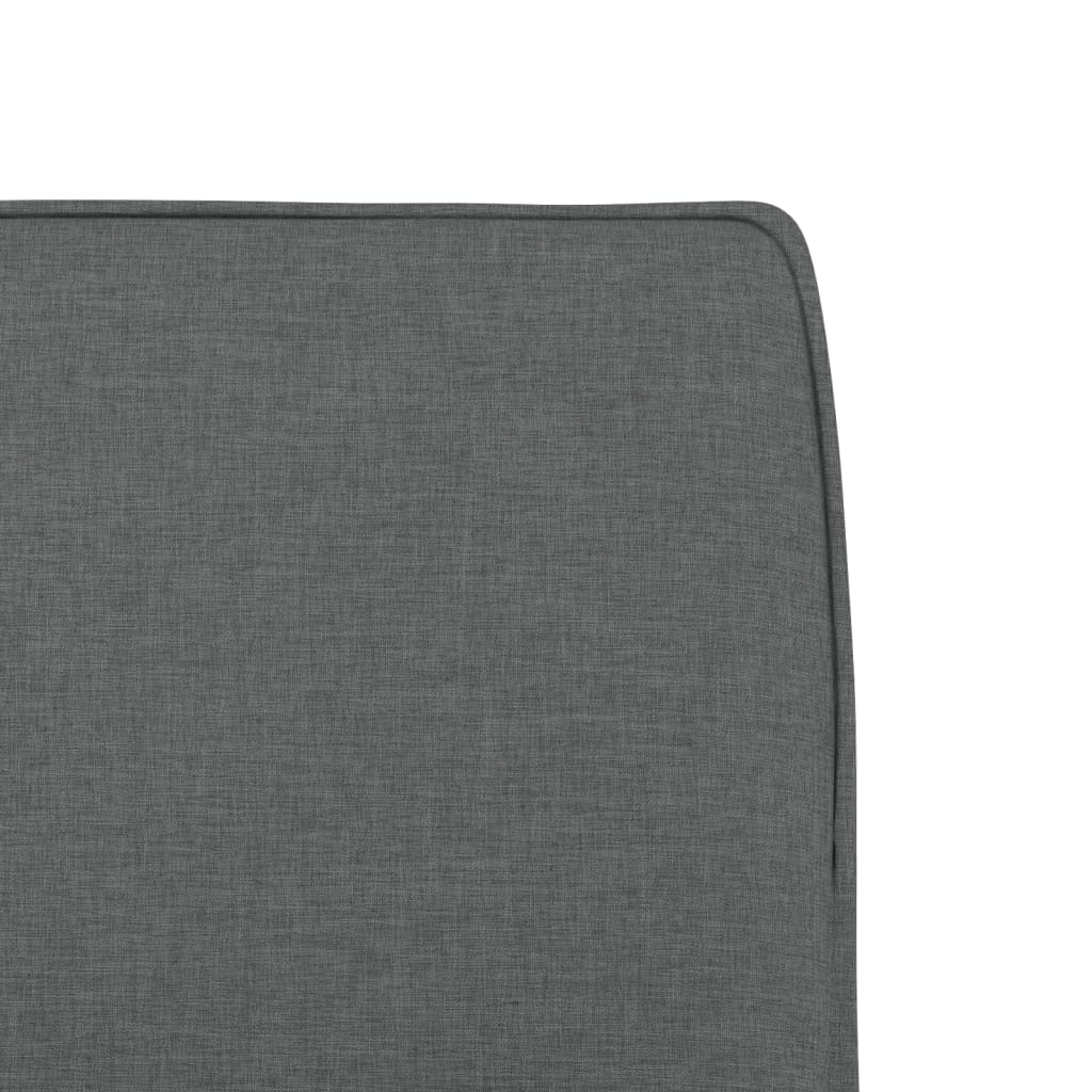 Lounge chair, dark grey, 52x75x76cm, fabric
