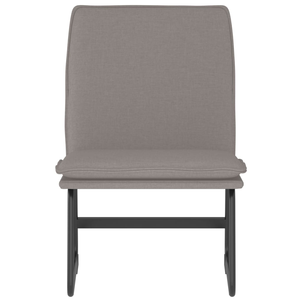 Poilsio kėdė, taupe spalvos, 52x75x76cm, audinys