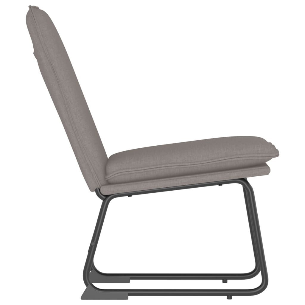 Poilsio kėdė, taupe spalvos, 52x75x76cm, audinys
