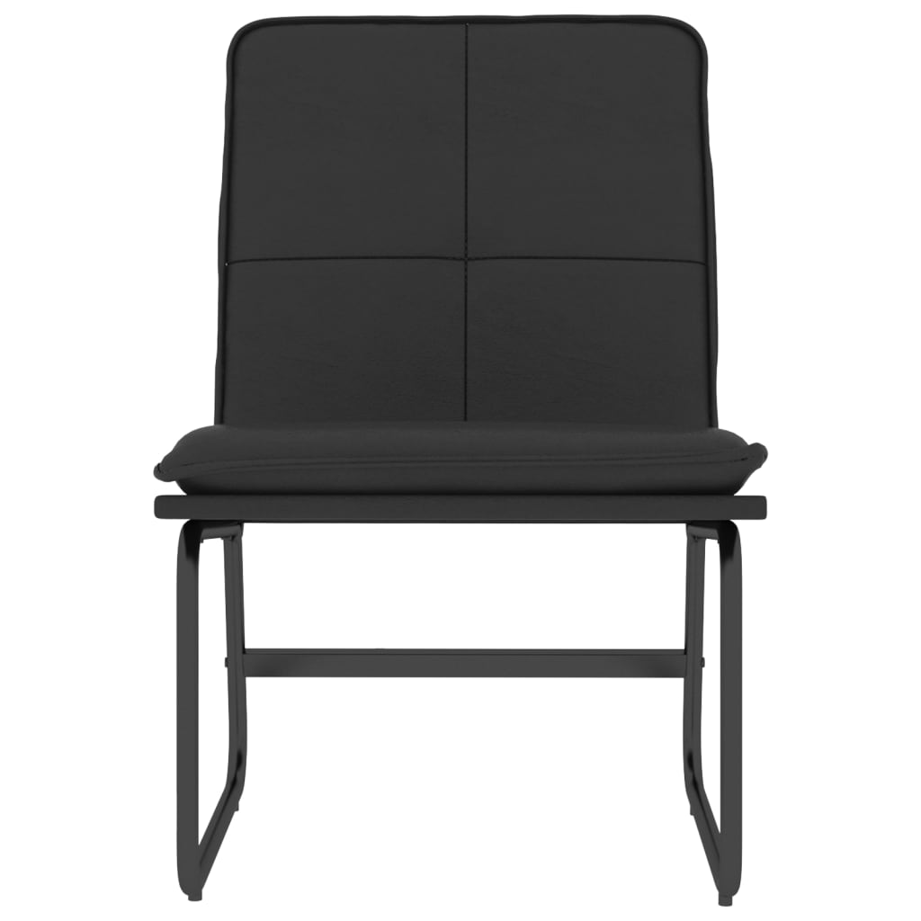 Relax chair, black, 54x75x76cm, artificial leather