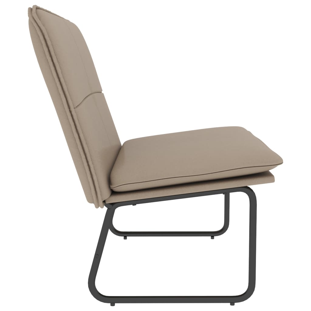Bench, cappuccino color, 100x75x76cm, artificial leather