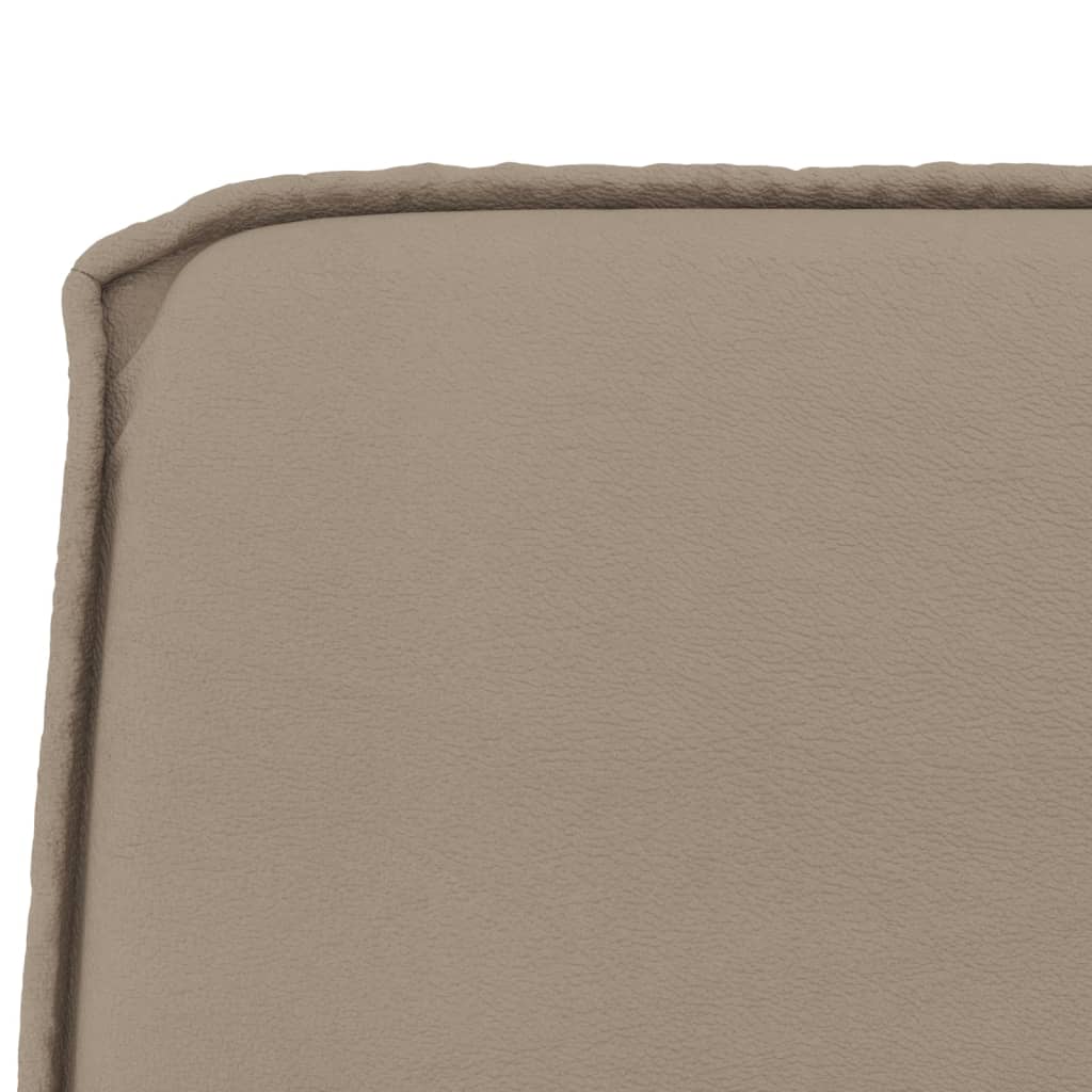 Bench, cappuccino color, 100x75x76cm, artificial leather
