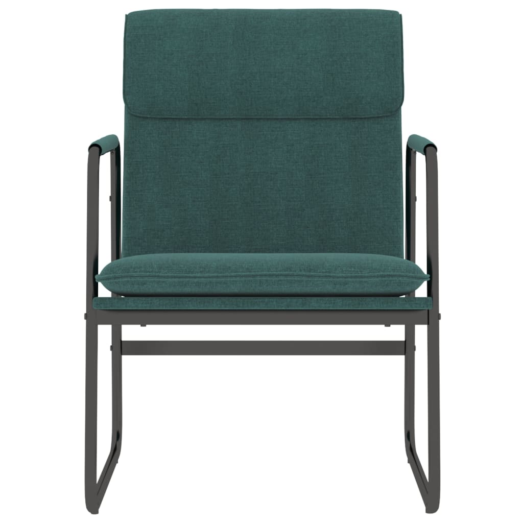 Recliner, dark green, 55x64x80cm, fabric