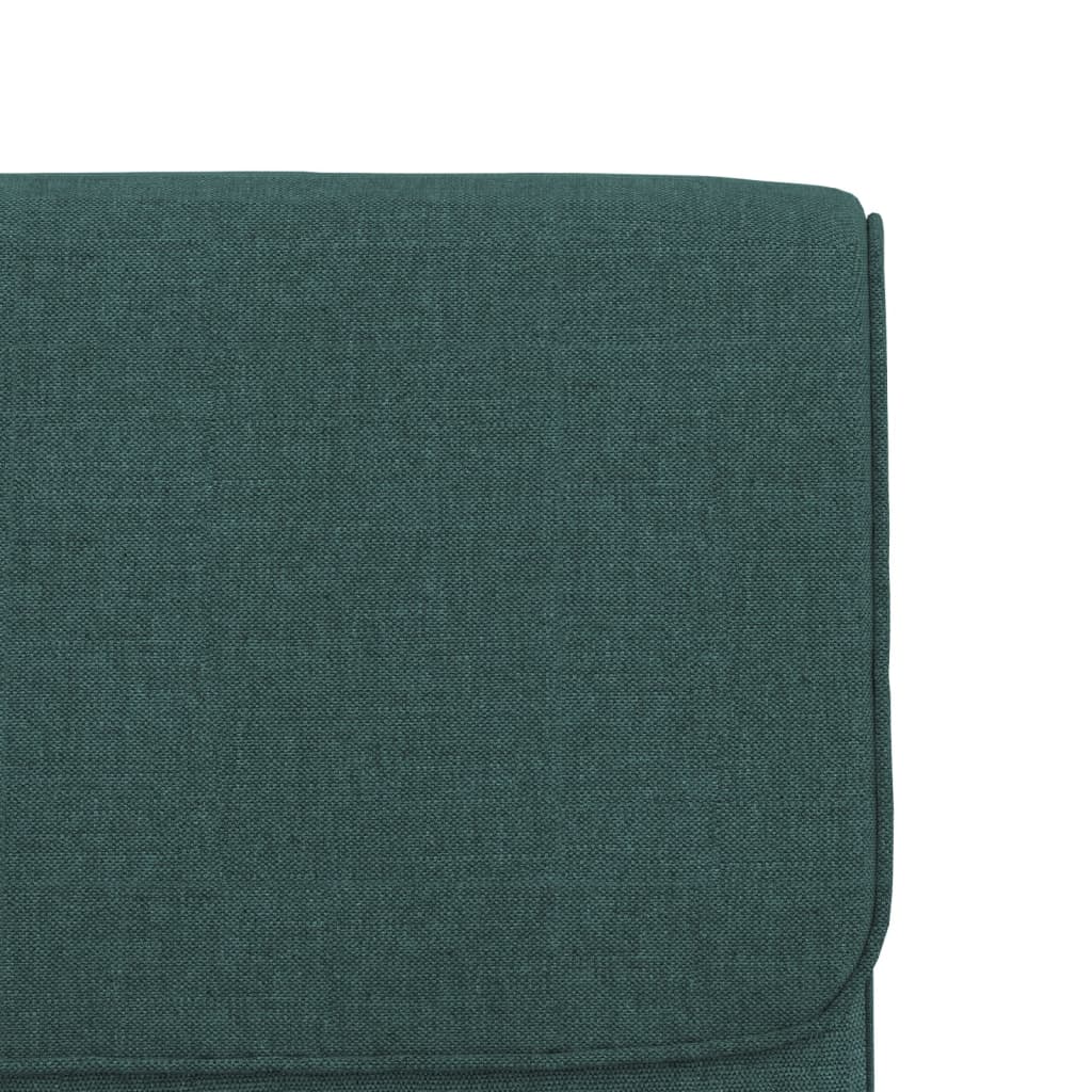 Recliner, dark green, 55x64x80cm, fabric