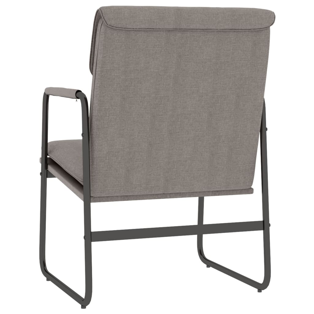 Poilsio kėdė, taupe spalvos, 55x64x80cm, audinys