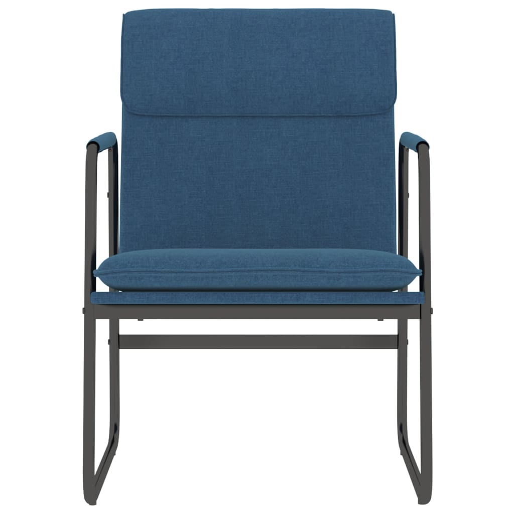 Recliner, blue, 55x64x80cm, fabric