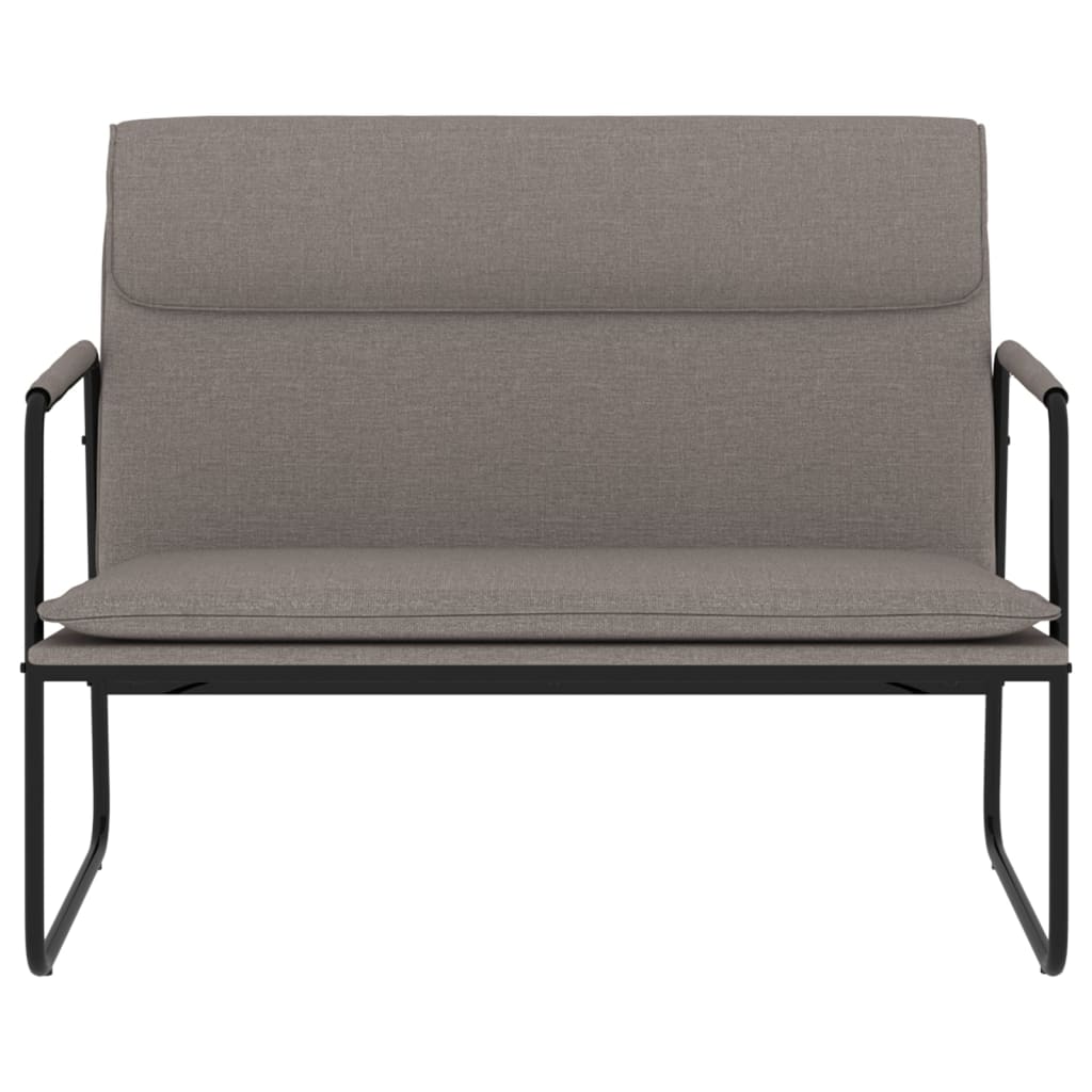 Bench, taupe, 100x64x80cm, fabric