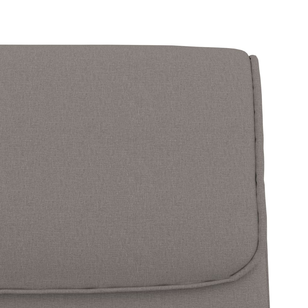 Bench, taupe, 100x64x80cm, fabric