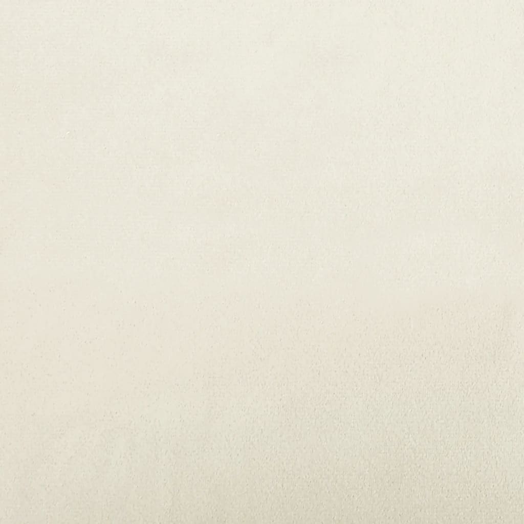 Krēsls, krēmkrāsas, 62x79x79cm, samts