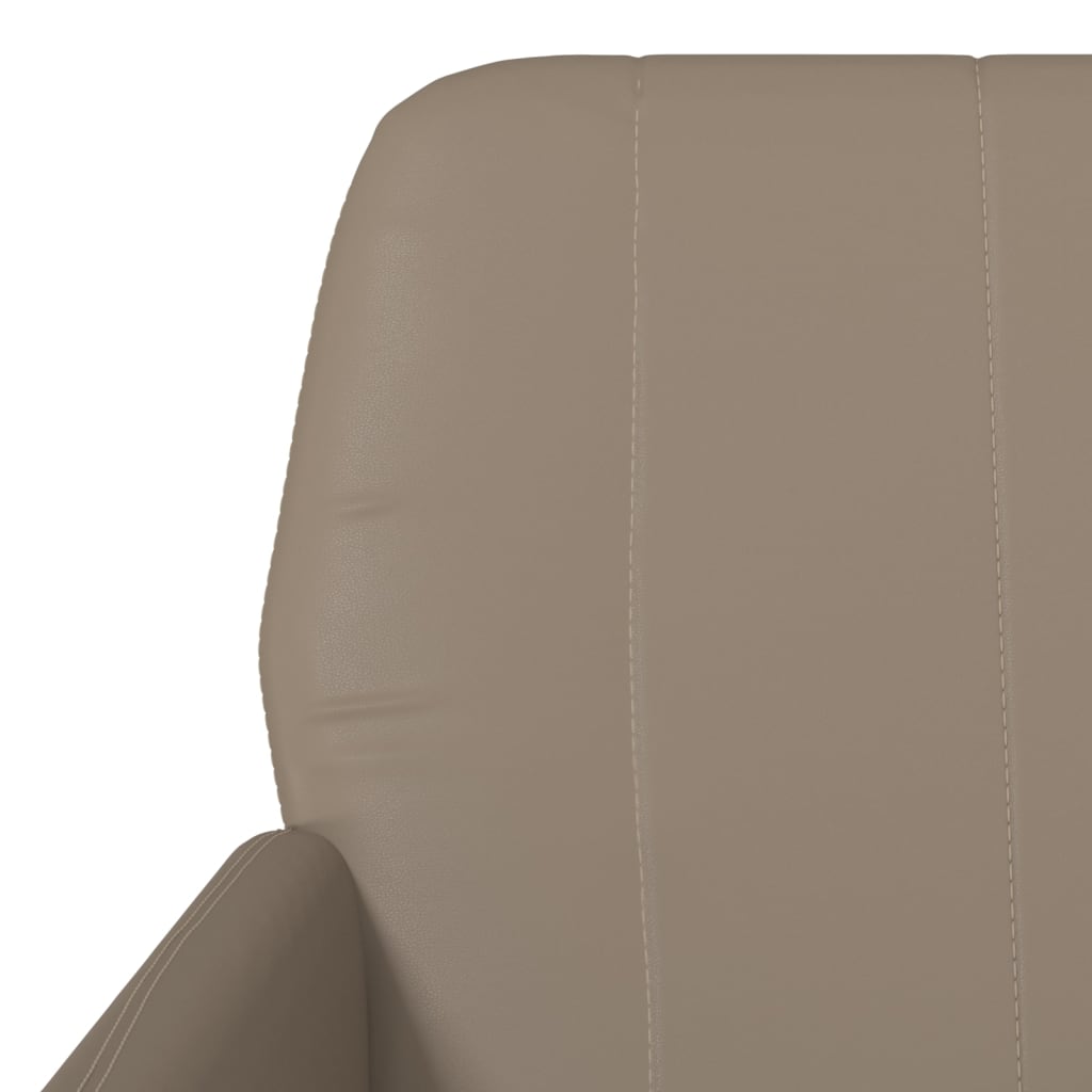 Armchair, cappuccino, 61x78x80cm, artificial leather