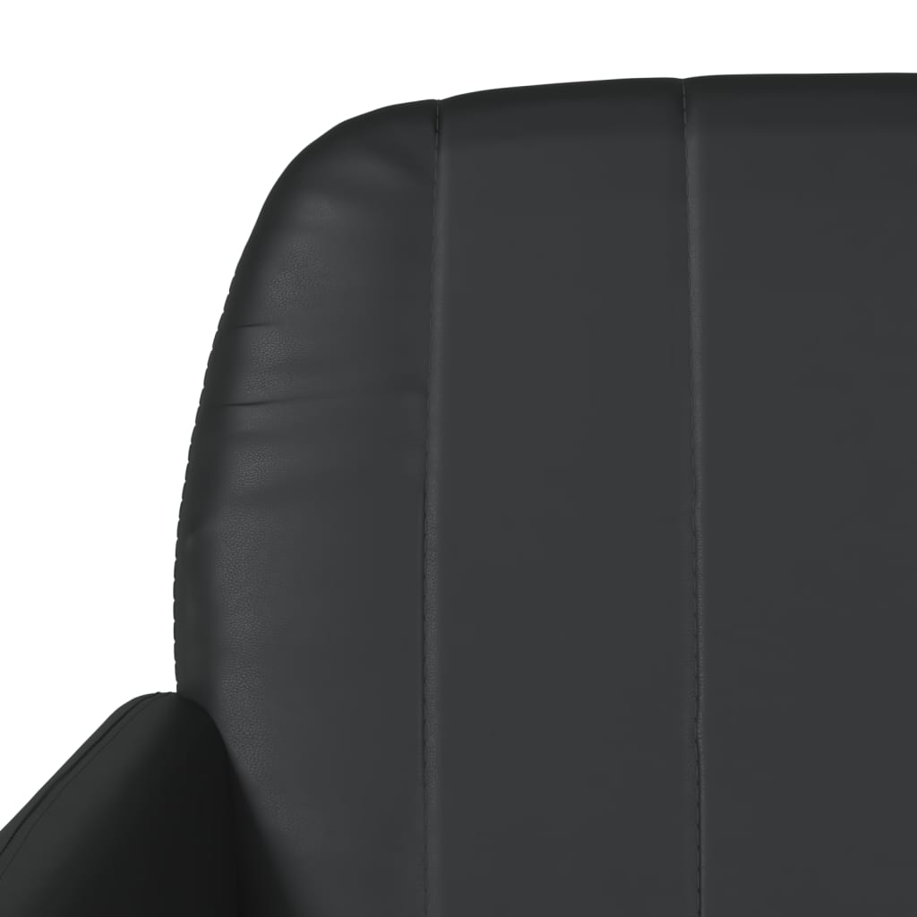 Bench, black, 107x80x81cm, artificial leather