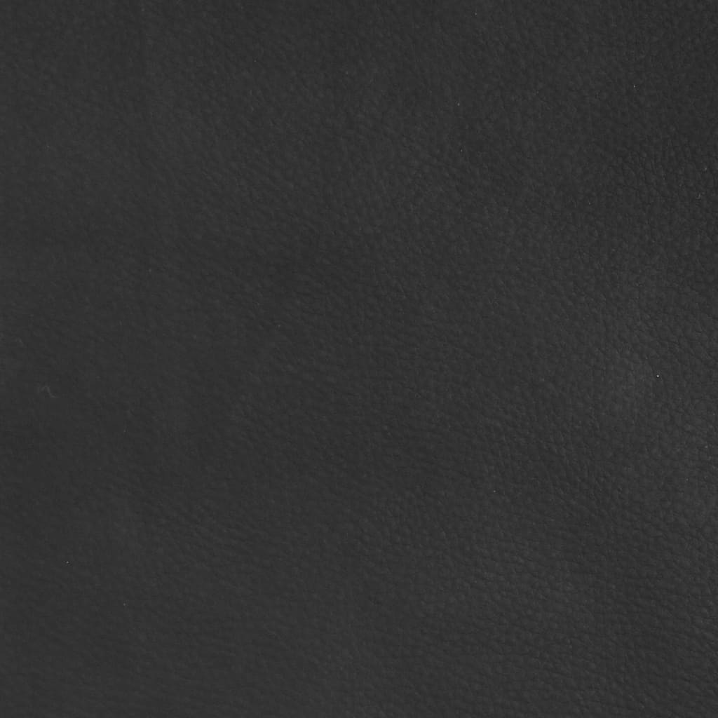 Bench, black, 107x80x81cm, artificial leather