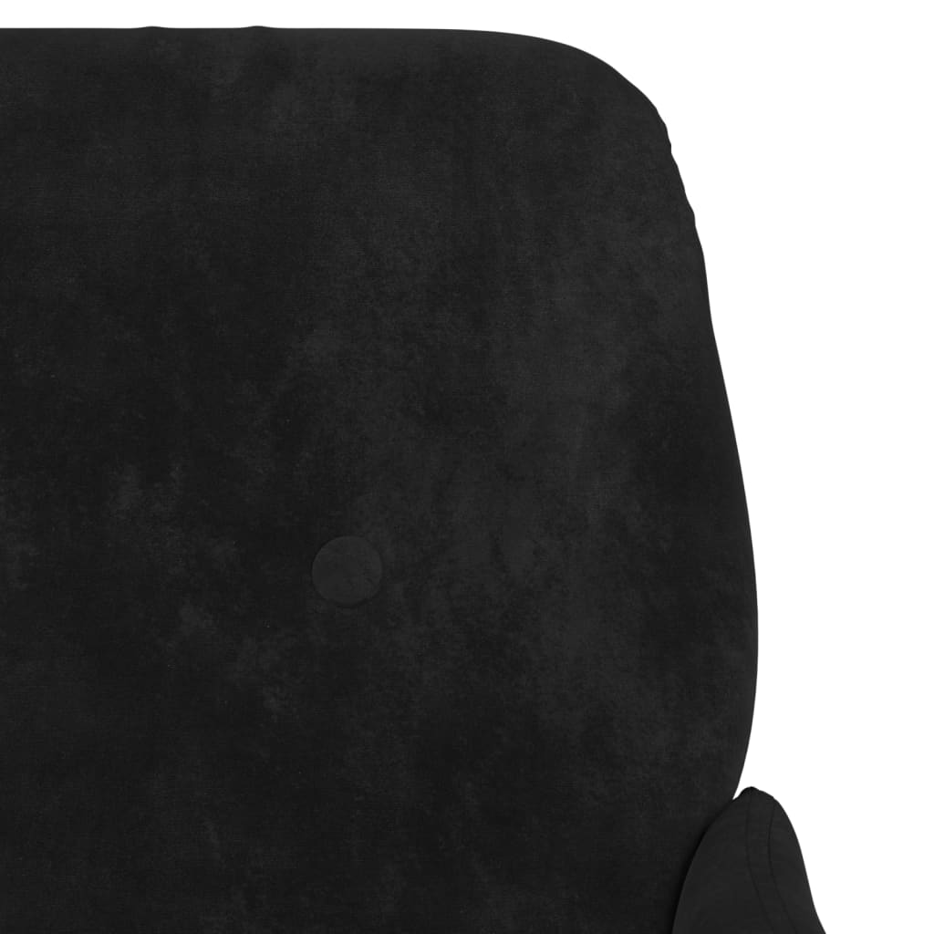 Sols, melns, 108x79x79cm, samts