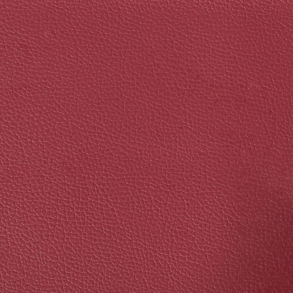 Armchair, red wine color, 63x76x80cm, artificial leather